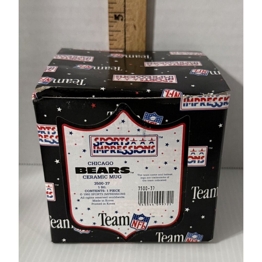 Chicago Bears NFL Team Ceramic Mug Sports Impressions Official Licensed With Box - Picture 15 of 15